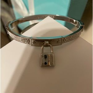 MK Rhinestone Lock bracelet